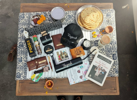 Personalized 15-in-1 Hamper for Him | Custom Sketch Wallet Gift