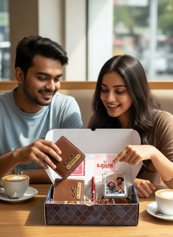 Personalized Valentine Combo 2.0 for Him | Wallet, Belt & Gifts