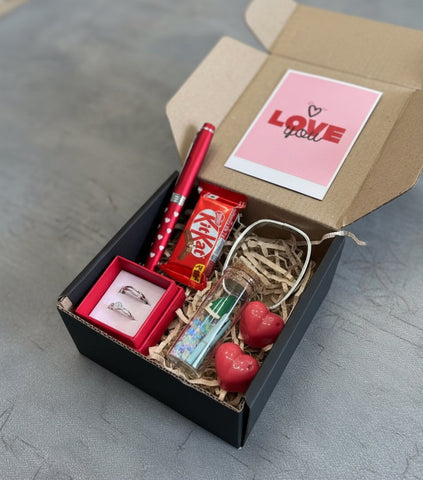 Personalized Valentine Gift Combo 3.0 | Couple Rings & More