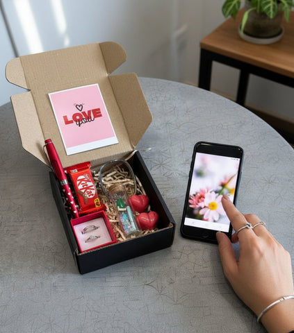 Personalized Valentine Gift Combo 3.0 | Couple Rings & More