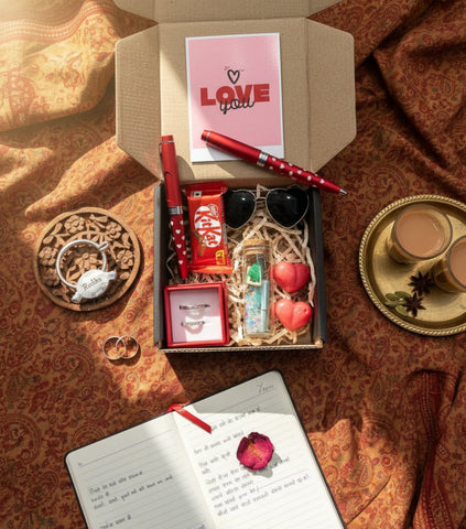 Personalized Valentine Gift Combo 3.0 | Couple Rings & More