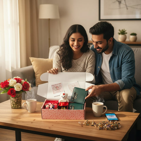 Personalized Valentine's Day 8-Gift Combo Box for Couples | Free Shipping