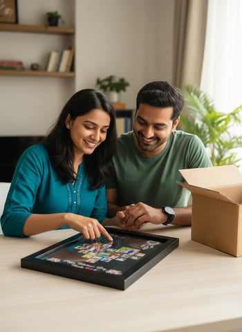 Personalized Valentine Heart Photo Frame - Custom Calendar Gift