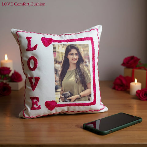 Custom Photo Pillow | Personalized Valentine's Day Gift