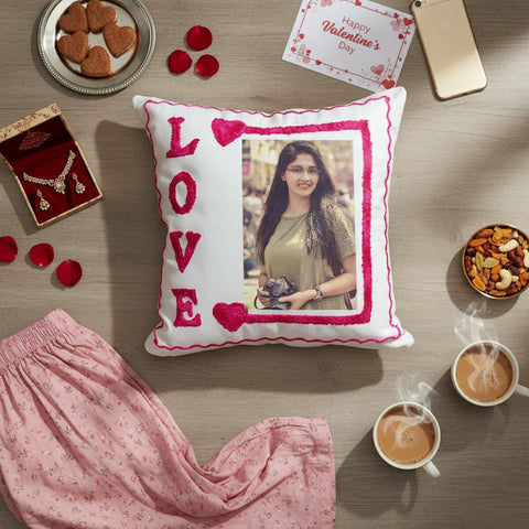 Custom Photo Pillow | Personalized Valentine's Day Gift