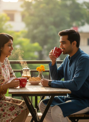 Personalized Couple Mugs: Custom Valentine's Day Gift (Non-Breakable)