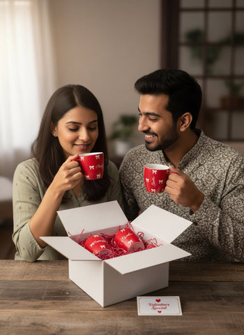 Personalized Couple Mugs: Custom Valentine's Day Gift (Non-Breakable)