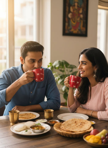 Personalized Couple Mugs: Custom Valentine's Day Gift (Non-Breakable)