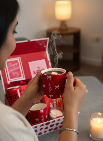 Valentine Combo 5.0: Personalized Mug & Sweet Treats Gift Box