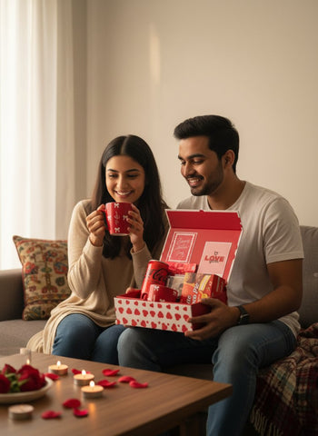 Valentine Combo 5.0: Personalized Mug & Sweet Treats Gift Box