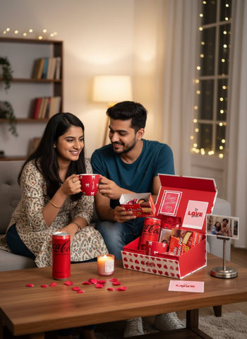 Valentine Combo 5.0: Personalized Mug & Sweet Treats Gift Box