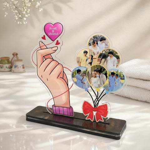 Personalized "Together Forever" Glow Tabletop - Custom Photo & Name Gift