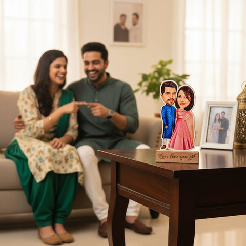 Custom Couple Caricature Tabletop | Personalized Gift for Love