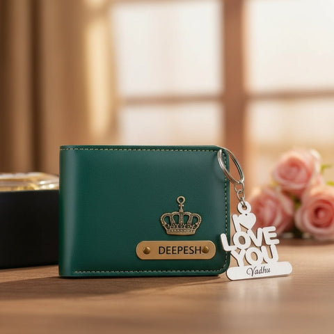 Personalized Valentine's Gift Combo: Wallet, Rose, Chocolate & More