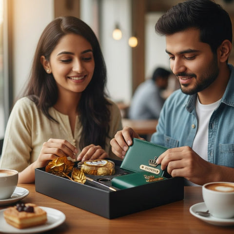 Personalized Valentine's Gift Combo: Wallet, Rose, Chocolate & More