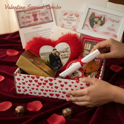 Valentine's Week 8-Day Gift Combo | Personalized Romantic Surprises
