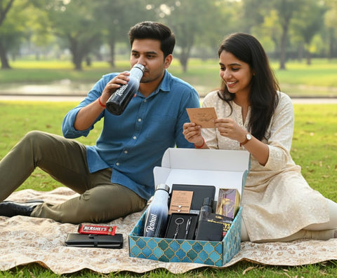 Personalized Valentine's Gift Combo for Him | Custom Name & Initials