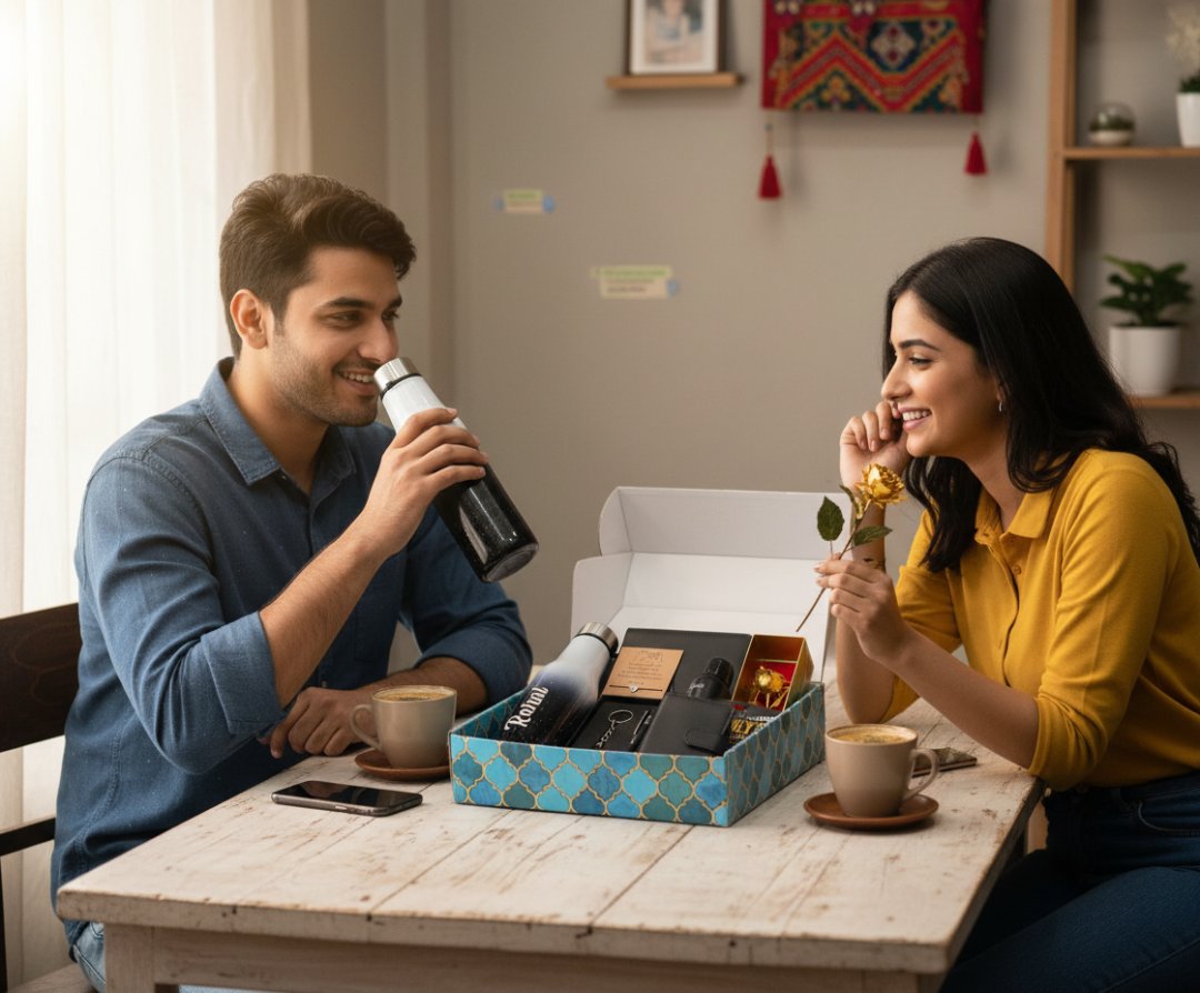 Personalized Valentine's Gift Combo for Him | Custom Name & Initials