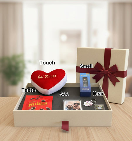 Personalized 5 Senses Valentine's Gift Box | Custom Combo 10.0