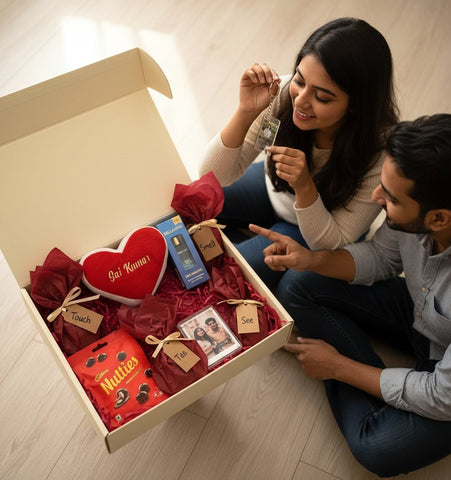 Personalized 5 Senses Valentine's Gift Box | Custom Combo 10.0