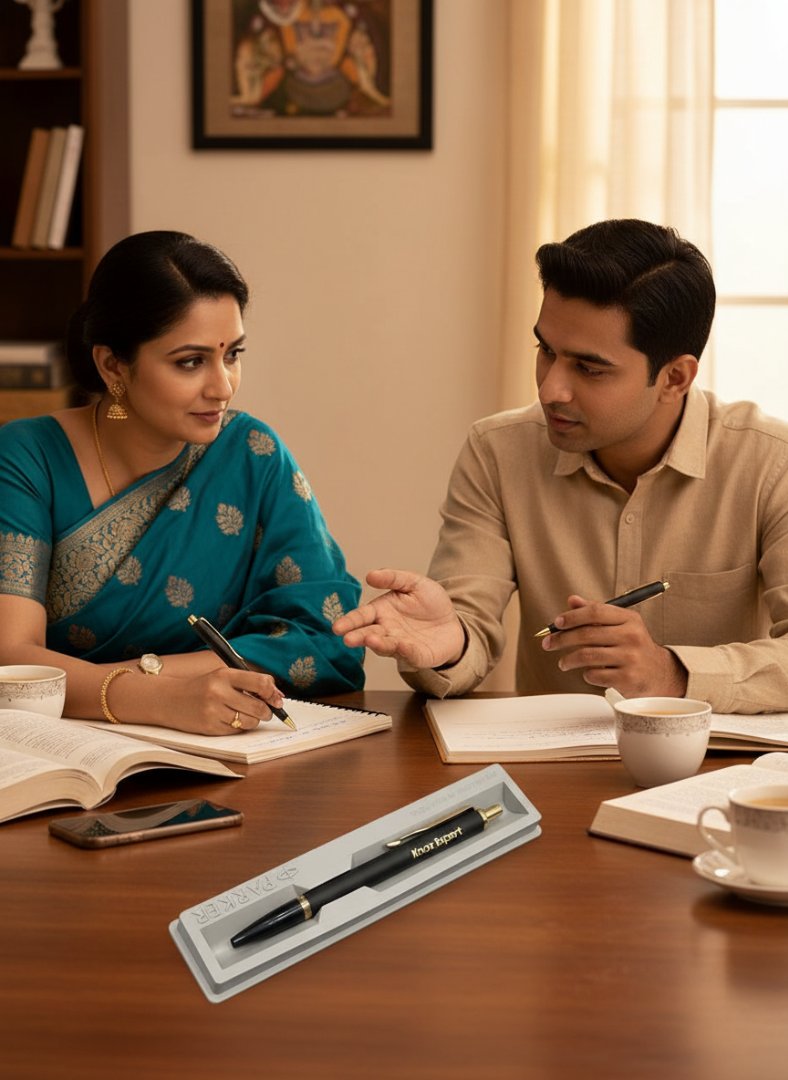 Personalized Parker Engraved Black Matte Ballpoint | Customized pen