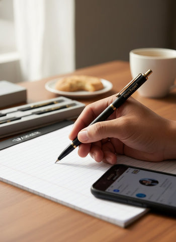 Personalized Parker Engraved Black Matte Ballpoint | Customized pen