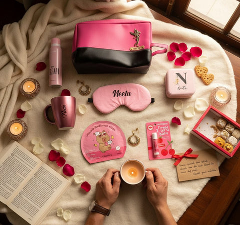 Personalized Valentine's Gift for Her | Gift for Her | Valentines gift for her | Valentine hamper 7 in 1