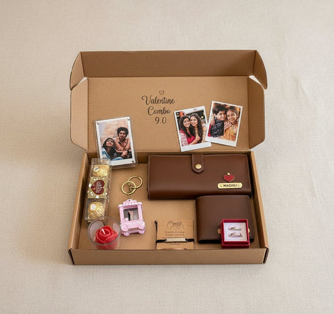 Unique Valentine's Day Combo 9.0 |Gift for Her  | Wallet combo for her
