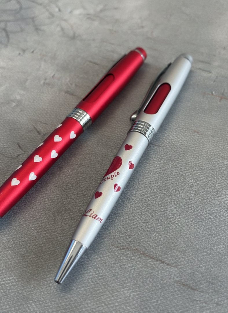 Personalized Couple Name Heart Pen - Valentine's Day Gift