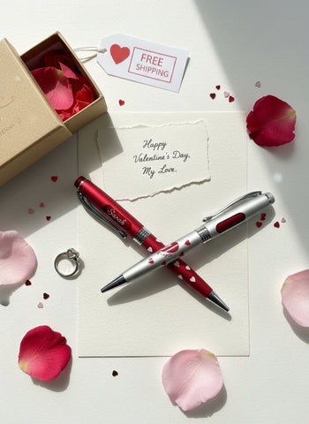 Personalized Couple Name Heart Pen - Valentine's Day Gift