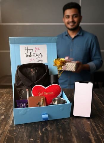 Personalized Valentines Day Gift  | 8 days gift for him | Shirt combo |  | Heart cushion | Gift for him