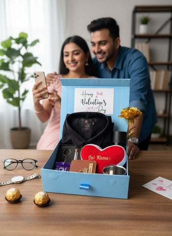 Personalized Valentines Day Gift  | 8 days gift for him | Shirt combo |  | Heart cushion | Gift for him