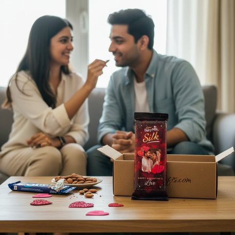 Personalized Cadbury Silk Chocolate Bar - Custom Photo & Message Gift