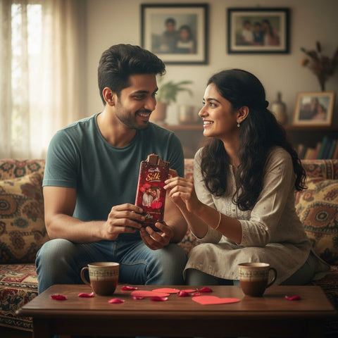 Personalized Cadbury Silk Chocolate Bar - Custom Photo & Message Gift