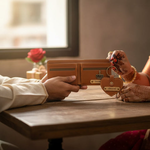 Personalized Men's Valentine Hamper 2.0: Wallet, Belt, Pen & More