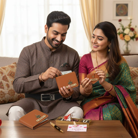 Personalized Men's Valentine Hamper 2.0: Wallet, Belt, Pen & More