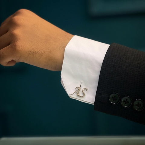Personalized Initial Cufflinks - Custom Engraved Men's Gifts