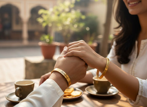 Personalized Classic Bracelet - Engraved Name  for Loved Ones