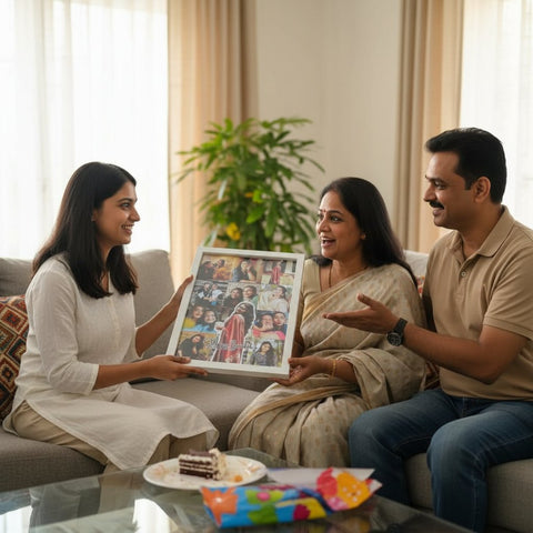 Personalized Birthday Photo Collage Frame | Custom Memory Gift