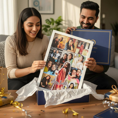 Personalized Birthday Photo Collage Frame | Custom Memory Gift