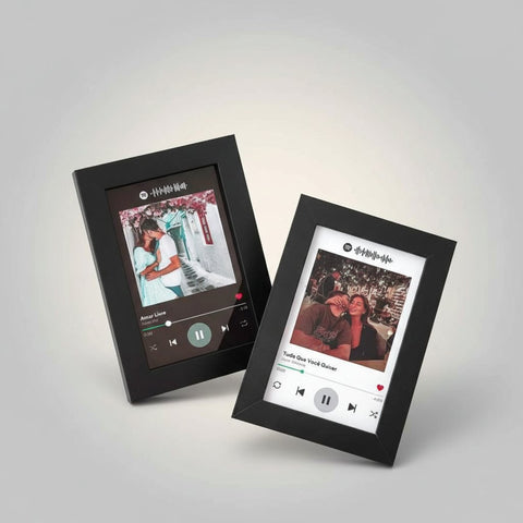 Custom Music Photo Frame | Personalized Song & Memory Art Gift