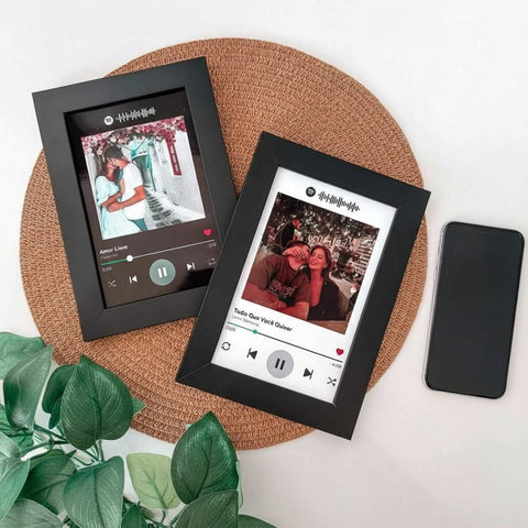 Custom Music Photo Frame | Personalized Song & Memory Art Gift