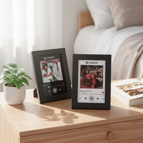 Custom Music Photo Frame | Personalized Song & Memory Art Gift