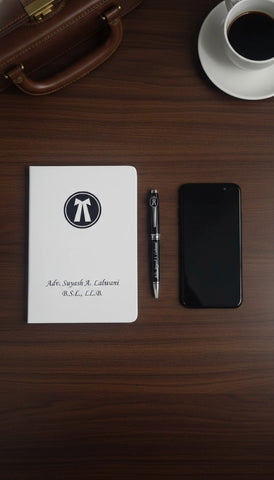 Personalized Advocate Diary & Pen Combo | Professional Gift Set