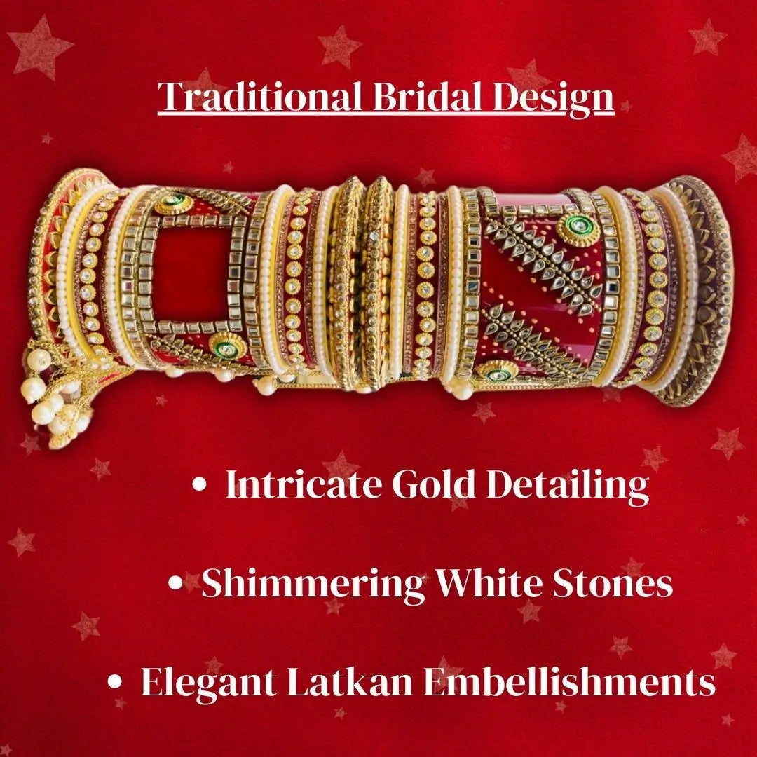 Customized Bridal Chuda – Traditional Bangles for Brides | Best Bridal Bangles