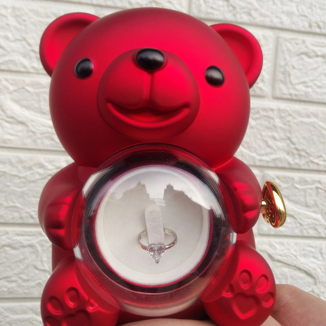 Cute Teddy Bear Gift Ring Box | Valentines day Special propose day gift