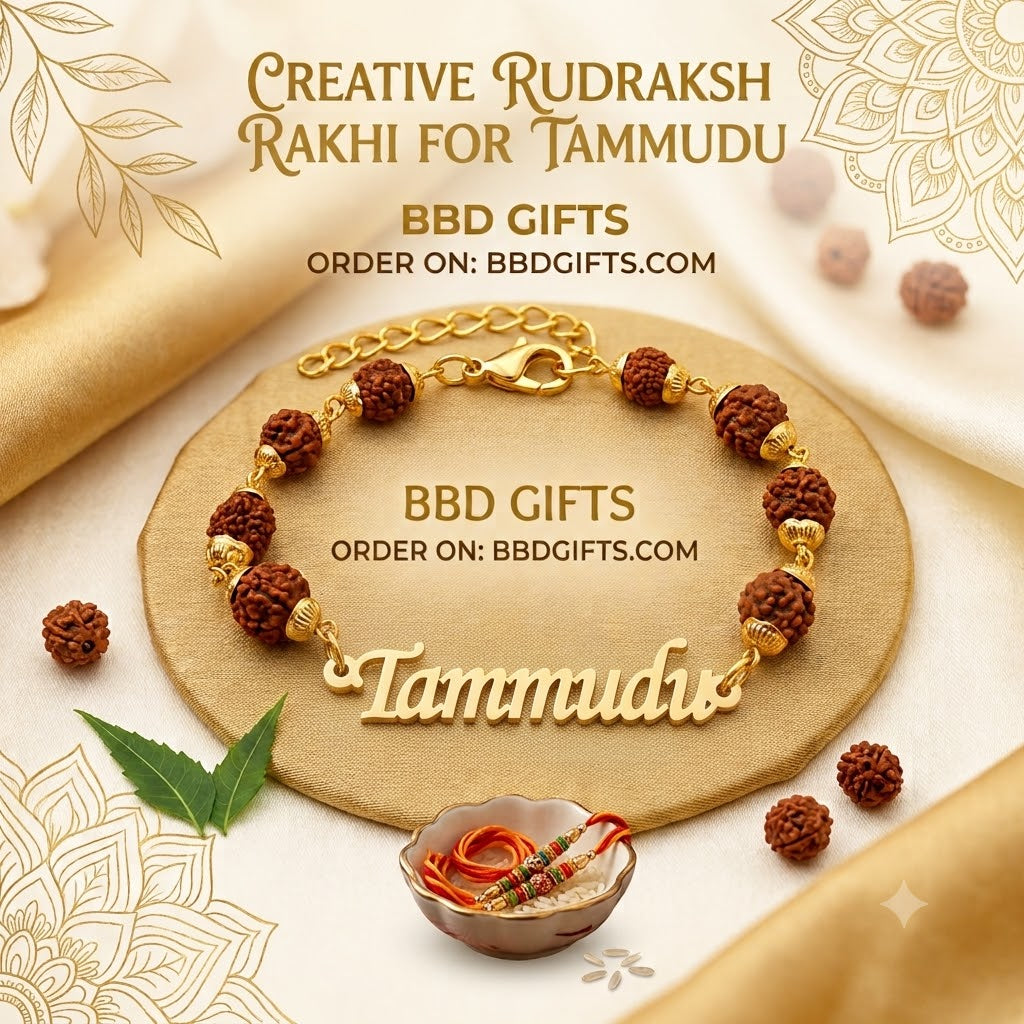 Rudraksh Rakhi bracelet For Tammudu