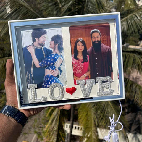 LED Glass Photo Frame