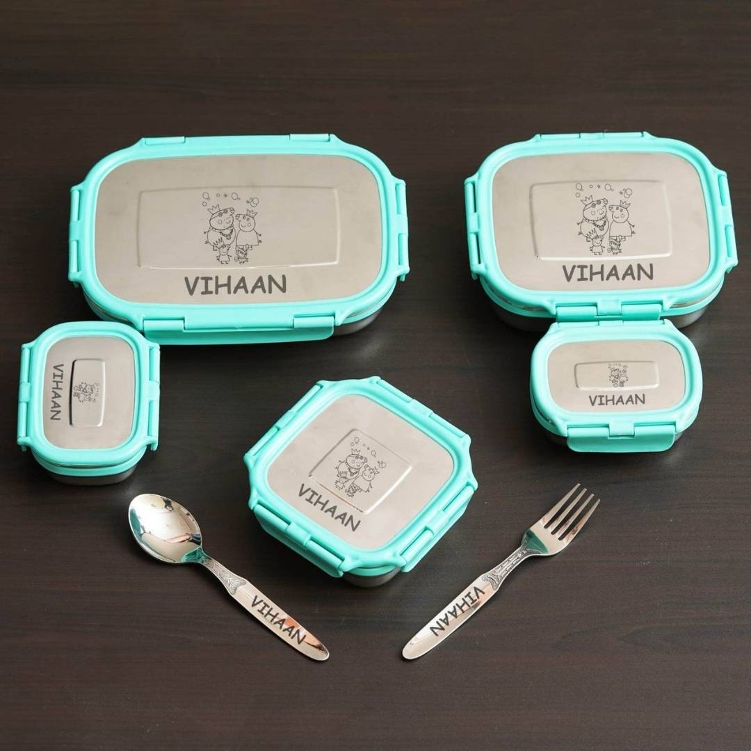 Customized Lunch Box Set For Kids