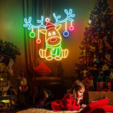 Christmas & New Year Neon Signs - Perfect Holiday Gifts & Room Decorations